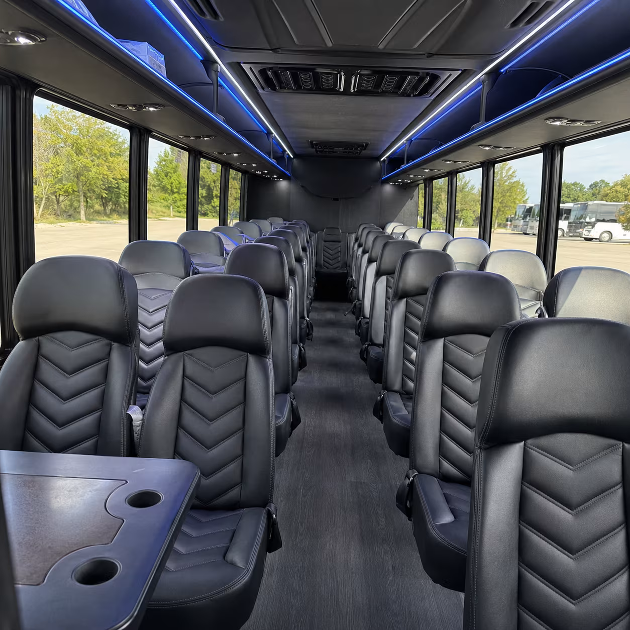 35 passenger minibus inside