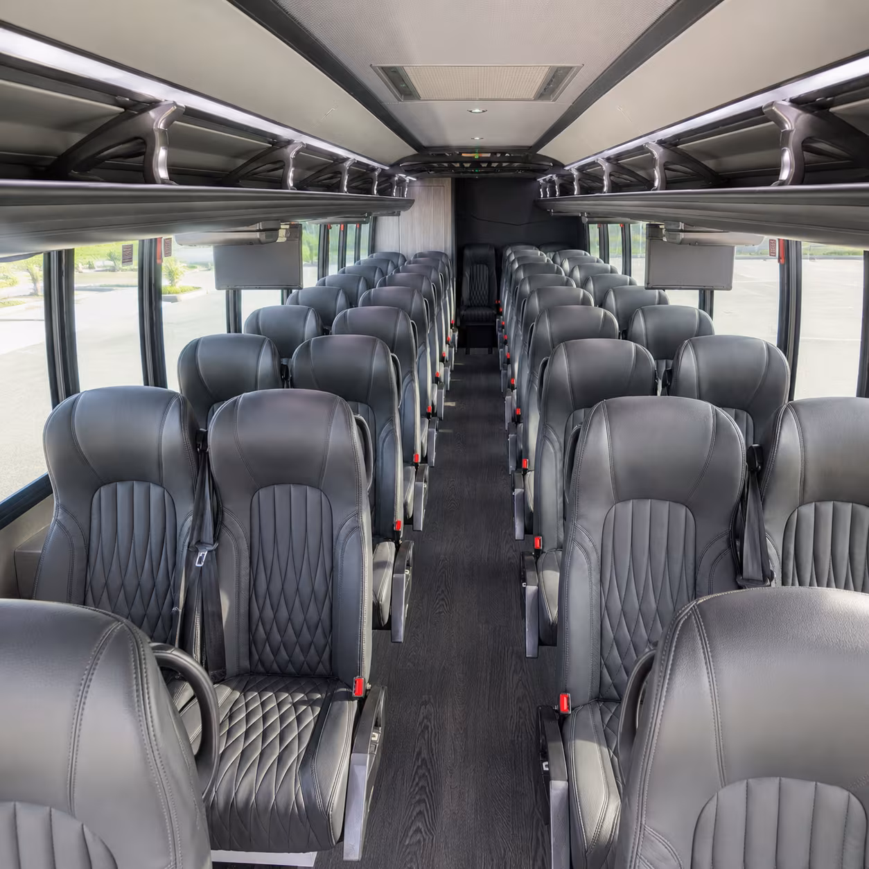 sugar land 30 passenger minibus inside