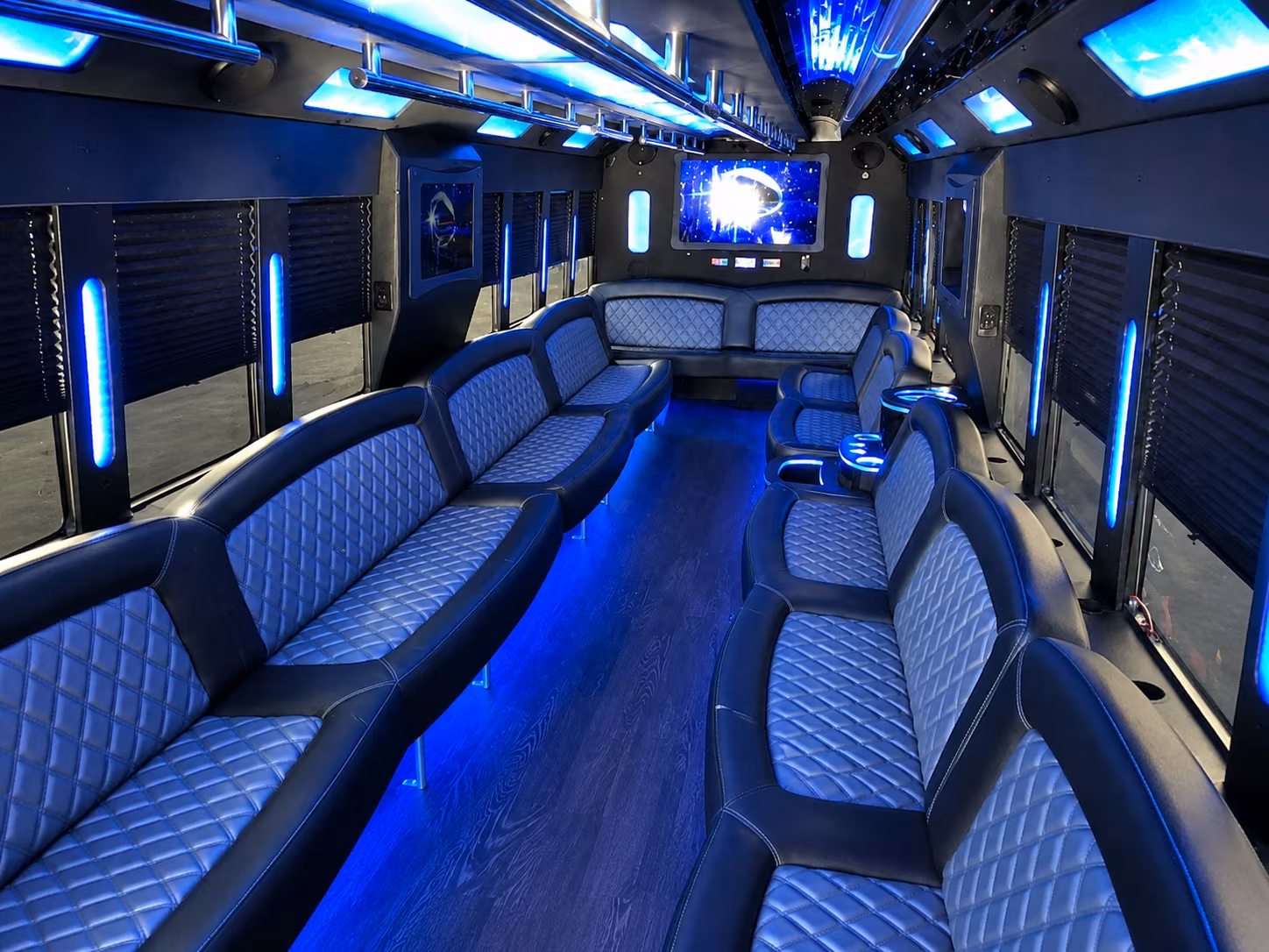 sugar land night town party bus rental
