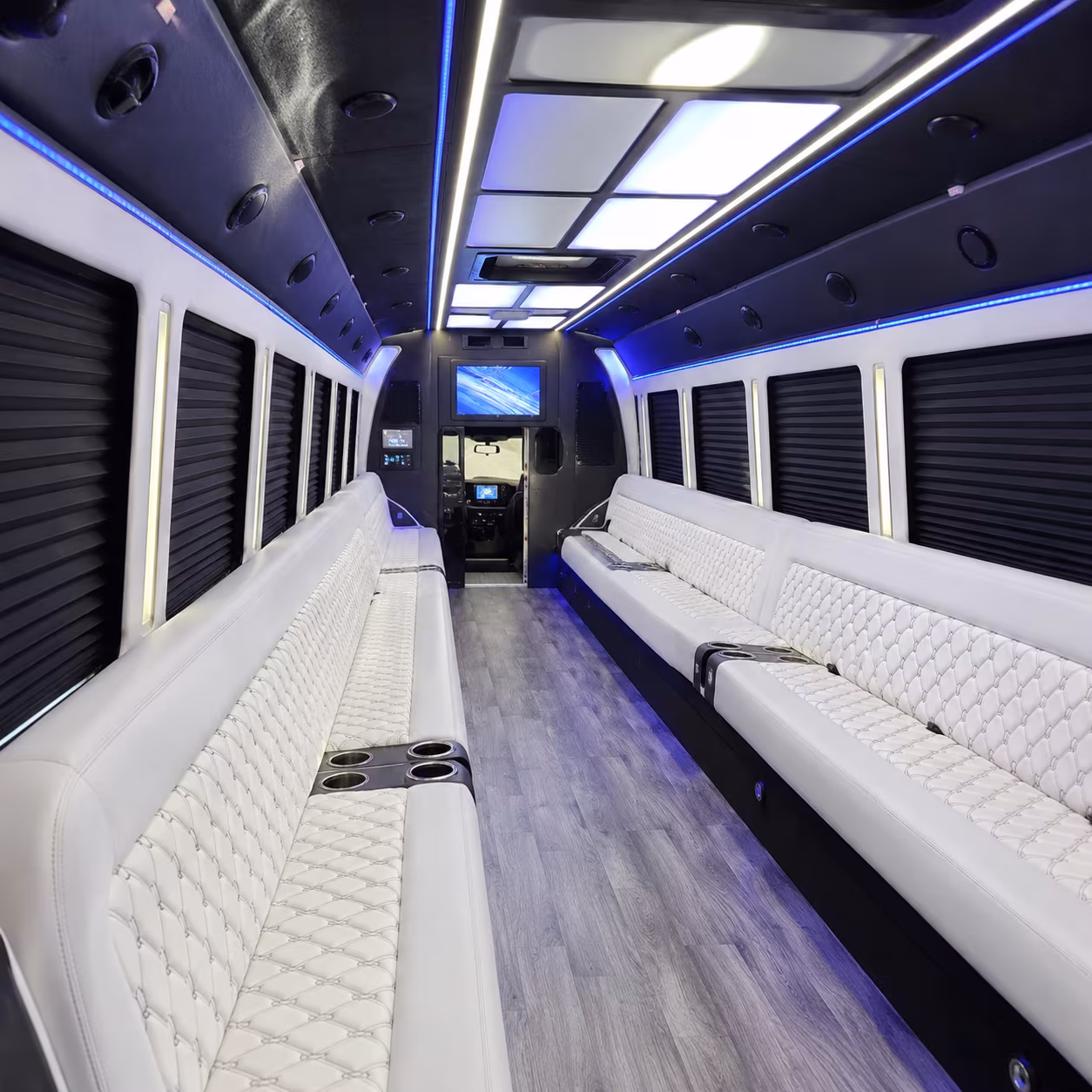 sugar land party bus inside