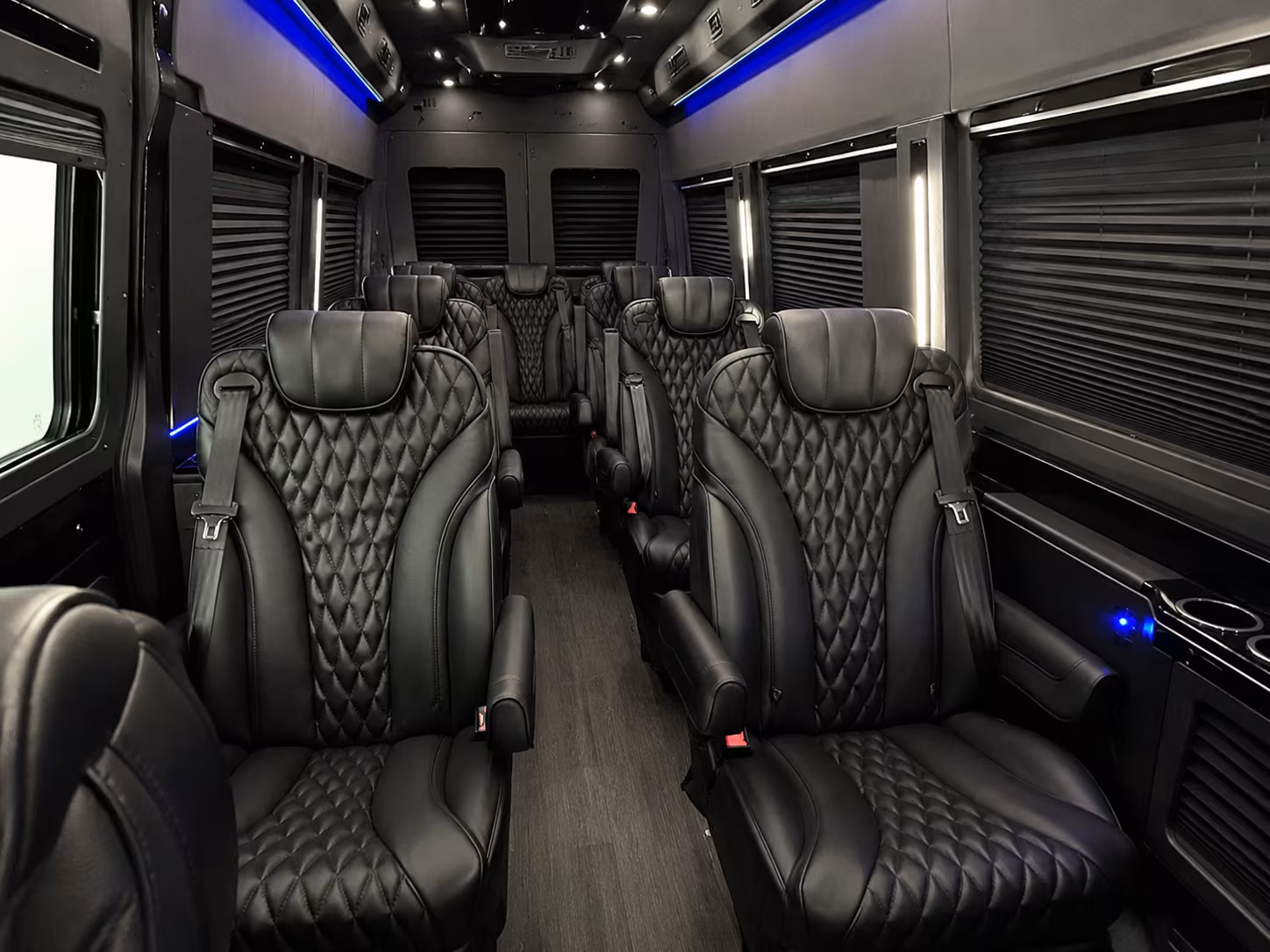 sugar land sprinter van with driver inside
