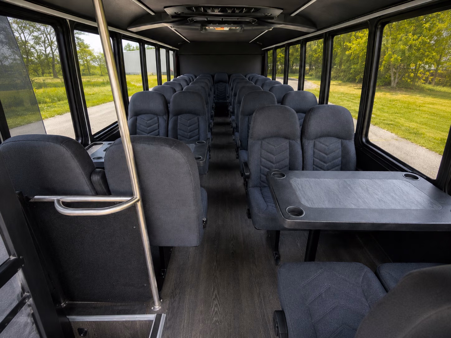 sugar land wedding transportation onboard seating